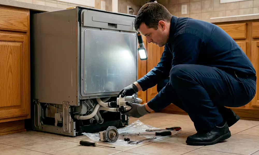 Dishwasher Pump Replacement in Medford, MA